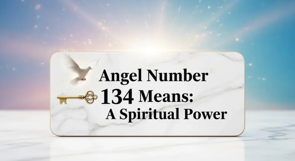 134 angel number meaning