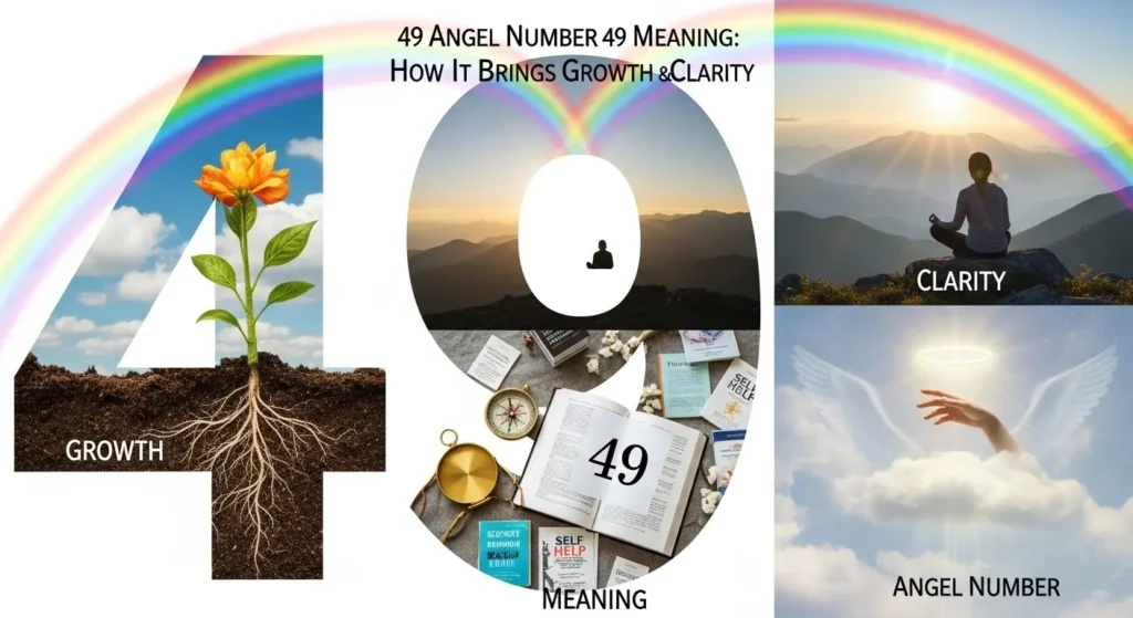 49 Angel Number Meaning: How It Brings Growth and Clarity 🌈