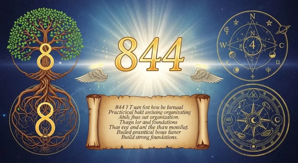 Angel Number 844 and Numerology