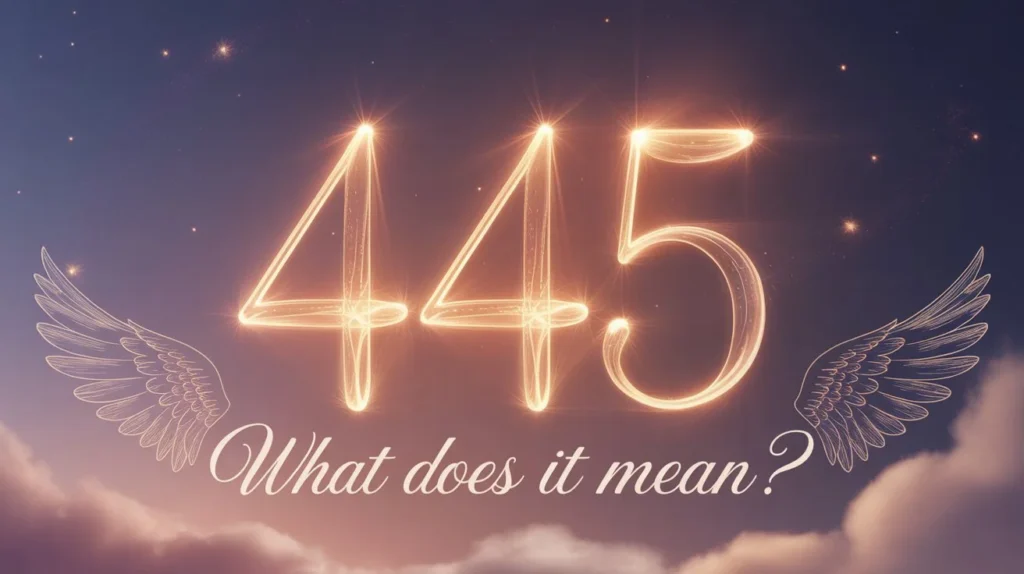 Why Do You Keep Seeing Angel Number 445?