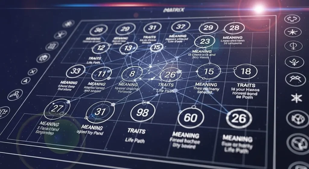 destiny matrix chart number meaning