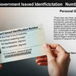 government issued identification number meaning