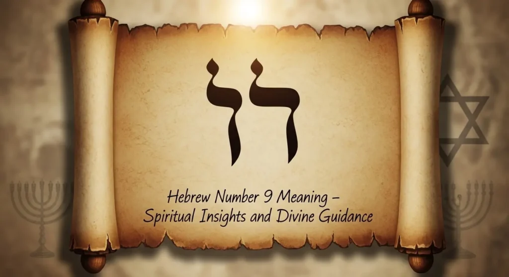 hebrew number 9 meaning