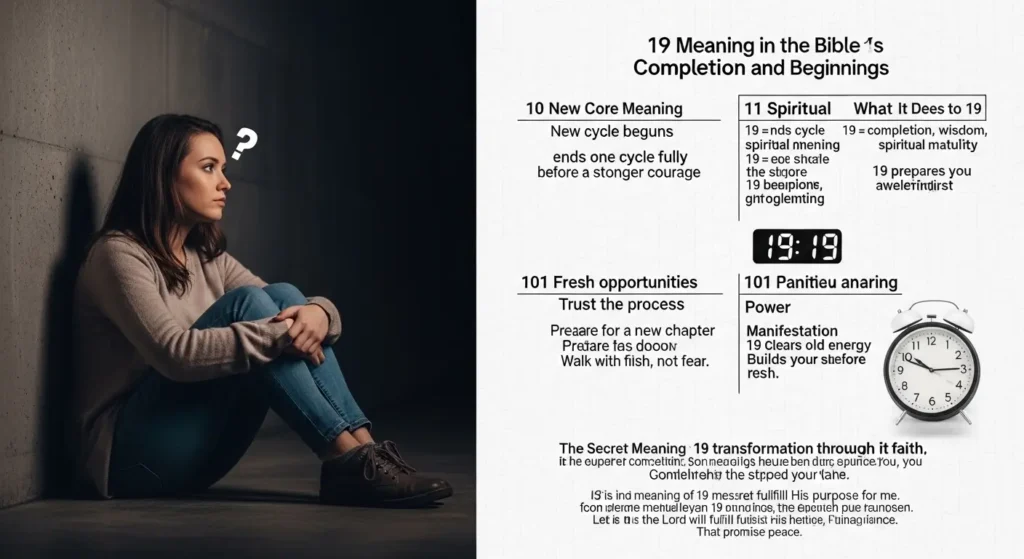 number 19 meaning in the bible