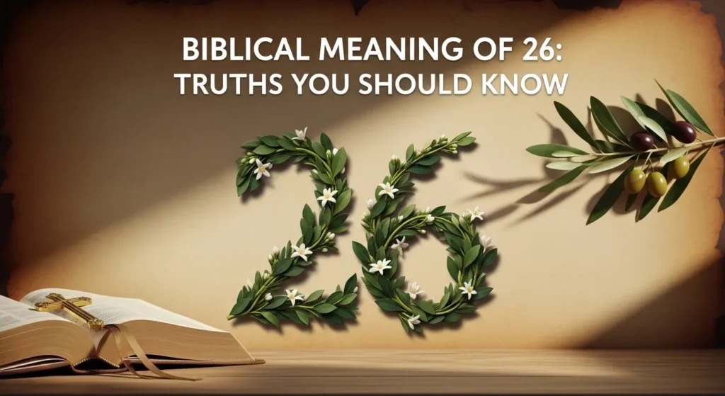 number 26 meaning in the bible