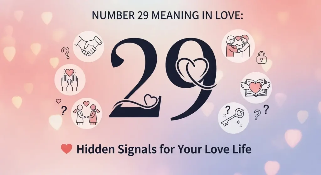 number 29 meaning in love